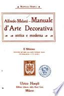 Manuale d'arte decorative antica e moderna