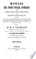 Manuale del codice penale Austriaco