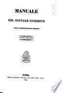 Manuale del giovane studente nell'archiginnasio romano. Parte seconda