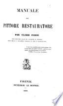 Manuale del pittore restauratore