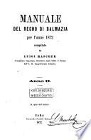 Manuale del regno di Dalmazia per l'anno ...