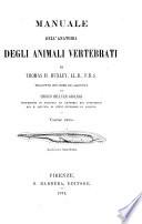 Manuale dell'anatomia degli animali vertebrati