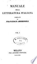 Manuale della letteratura italiana