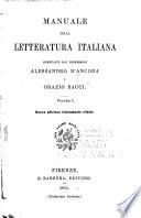 Manuale della letteratura italiana