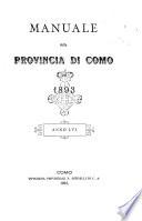 Manuale della provincia di Como per l'anno..