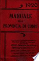 Manuale della provincia di Como per l'anno..