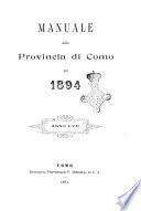 Manuale della provincia di Como per l'anno..