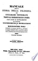 Manuale della Storia della Filosofia