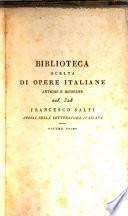 Manuale della storia della letteratura italiana