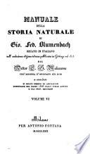 Manuale della storia naturale