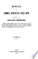 Manuale di chimica applicata alle arti