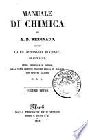 Manuale di chimica opera corredata di tavole, dalla terza edizione francese recata in italiano con note ed aggiunte di A. A.