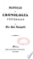Manuale di cronologia universale