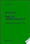 Manuale di diritto amministrativo