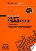 Manuale di diritto commerciale