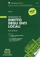 Manuale di diritto degli enti locali