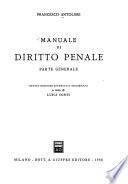 Manuale di diritto penale