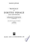 Manuale di diritto penale