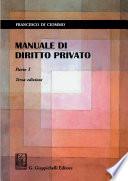 Manuale di diritto privato