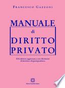 Manuale di diritto privato
