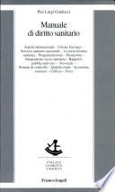 Manuale di diritto sanitario