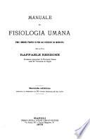 Manuale di fisiologia umana per i medici pratici e per gli studenti di medicina