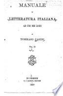 Manuale di letteratura italiana ad uso dei licei: Divina commedia
