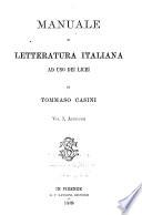 Manuale di letteratura italiana