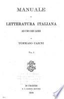 Manuale di letteratura italiana