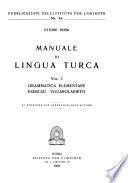 Manuale di lingua turca