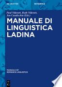Manuale di linguistica ladina