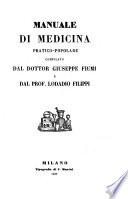 Manuale di medicina pratico-popolare (etc.)
