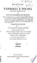 Manuale di patologia e terapia medica speciale