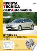 Manuale di riparazione meccanica Citroen C4 1.6 i 16v 110cv - 1.6 HDi 90 e 110cv - RTA177