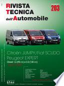 Manuale di riparazione meccanica Citroen/Fiat/Peugeot Jumpy/Scudo/Expert 1.6 e 2.0 HDi/Multijet - RTA203