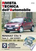 Manuale di riparazione meccanica Renault Clio II 1.5 dCi 55. 65 e 80 cv - RTA157