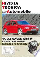 Manuale di riparazione meccanica Volkswagen Golf IV 1.9 SDI-TDI 90-110-115-130 e 150 cv 1a parte - RTA158