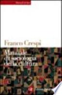 Manuale di sociologia della cultura