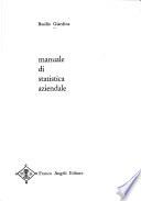 Manuale di statistica aiendale