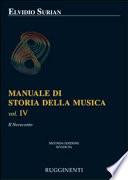 Manuale di storia della musica