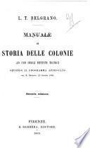 Manuale di storia delle colonie