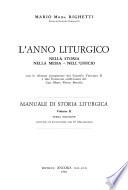 Manuale di storia liturgica: L'anno liturgico