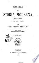 Manuale di storia moderna 1454-1866