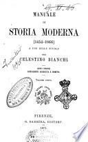 Manuale di storia moderna
