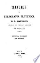Manuale di telegrafia elettrica