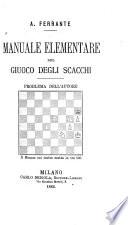 Manuale elementare del giuoco degli scacchi
