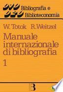 Manuale internazionale di bibliografia