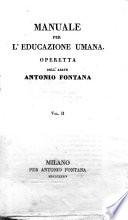Manuale per l'educazione umana
