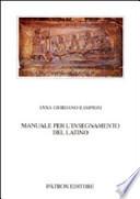 Manuale per l'insegnamento del latino