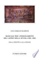 Manuale per l'insegnamento del latino nella scuola del 2000